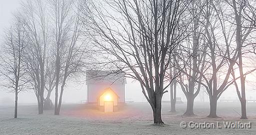 Lockmaster's House In Fog_P1210964-6FB.jpg - Photographed along the Rideau Canal Waterway near Smiths Falls, Ontario, Canada.